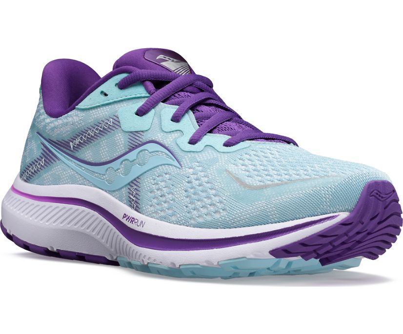 Women's Saucony Omni 20 Running Shoes Turquoise / Purple | Singapore 181NWYB